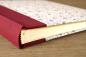 Preview: Romantic photo album "Sissi", burgundy, blue flowers, handmade album